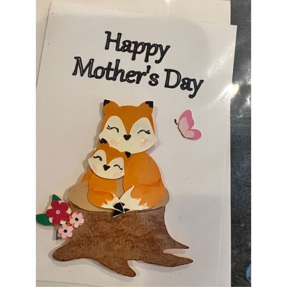 Mother 's Day cards Happy Day - hand crafted set of 3 - Picture 3 of 6